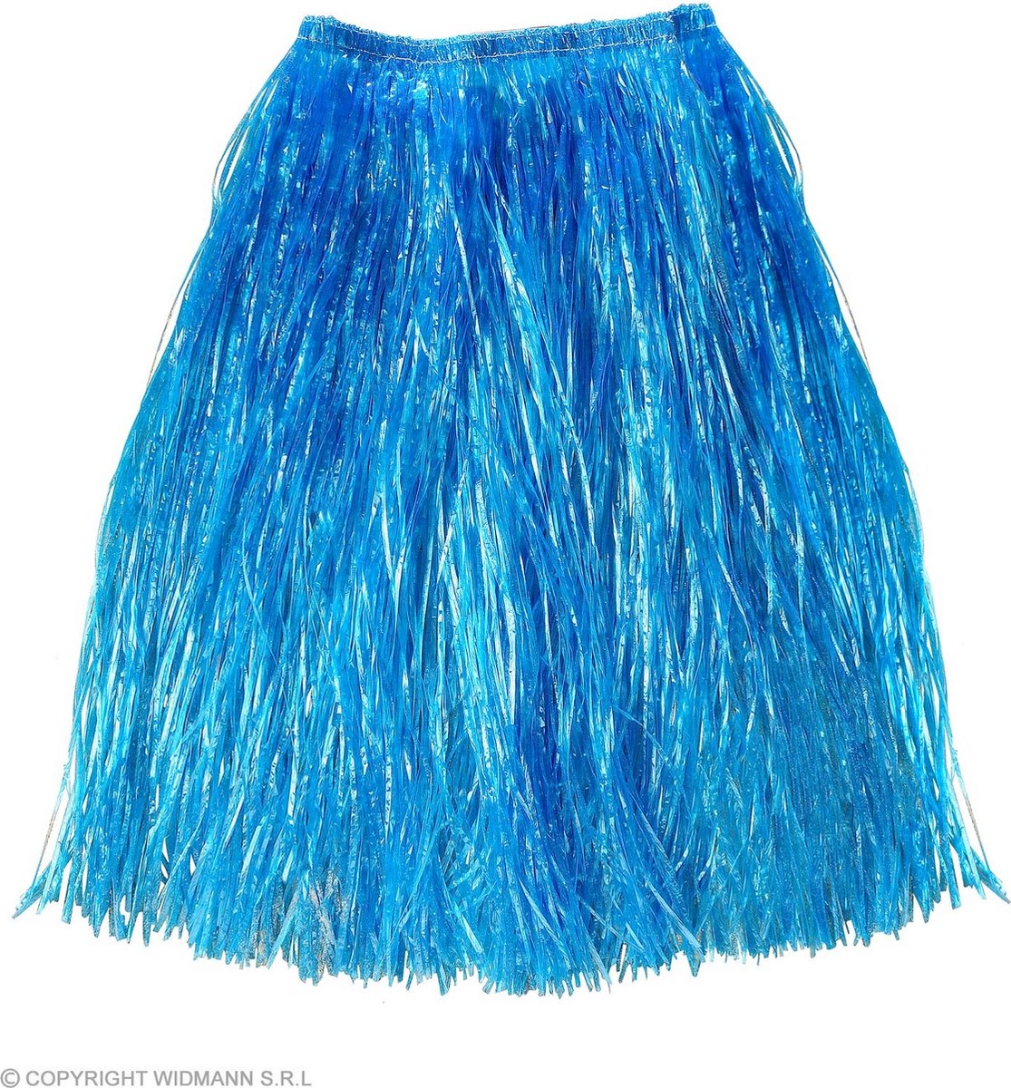 Hawaii & Carribean & Tropisch Kostuum | Kalia Hawaiirok 75 Centimeter, Blauw Vrouw | One Size | Carnaval kostuum | Verkleedkleding